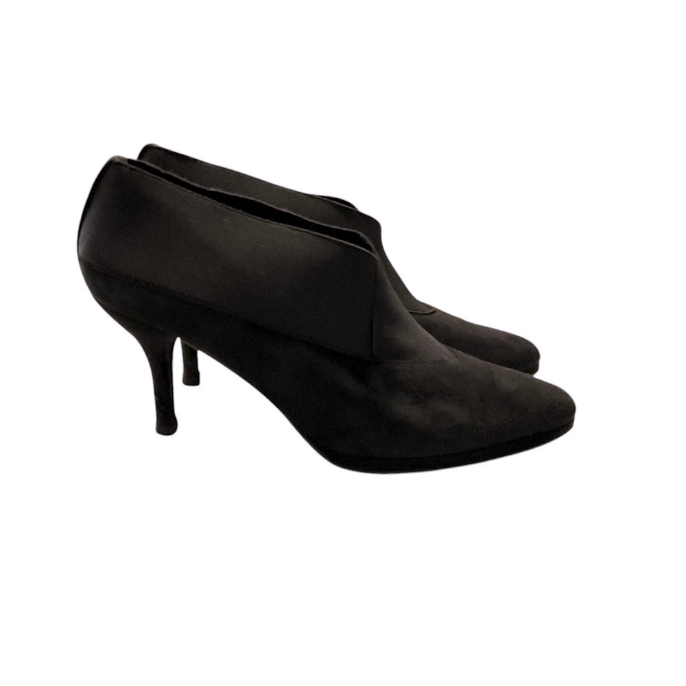 Stuart Weitzman Elastique Bootie Black Ankle Mid … - image 3
